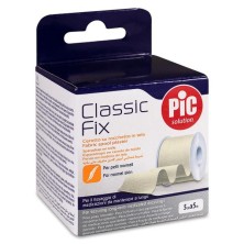 Esparadrapo Pic Classic Fix Tejido 1 Unidad 5 m x 5 cm Color Blanco