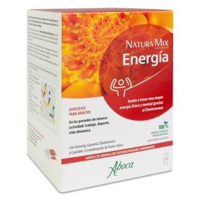 Natura Mix Advanced Energia 20 + 8 Sobres Monodosis Bucodispersables 2,5 g