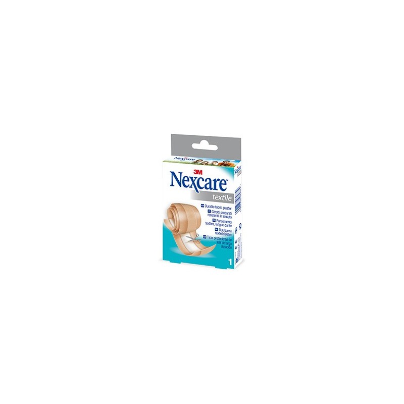 Apósito Adhesivo 3m Nexcare Textile 5 Unidades 10 cm x 6 cm para Cortar