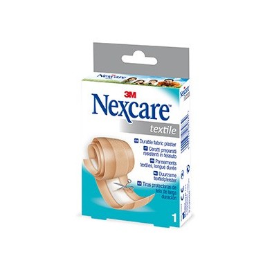 Apósito Adhesivo 3m Nexcare Textile 5 Unidades 10 cm x 6 cm para Cortar