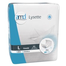 Absorbente Incontinencia Orina Día Anatómico Amd Lysette Elasticos 80 Unidades Talla Grande