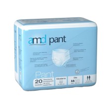 Absorbente Incontinencia Orina Día Anatómico Amd Pants 40 Unidades Talla Media