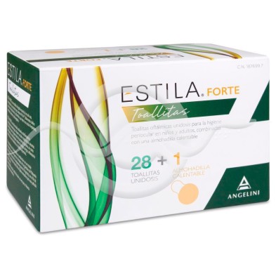 ESTILA FORTE TOALLITAS 28 TOALLITAS + 1 ALMOHADILLA