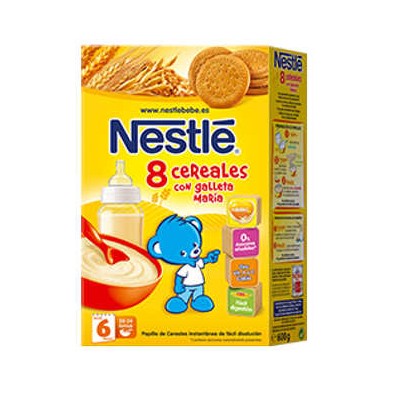 NESTLE PAPILLA 8 CEREALES GALLETA MARIA 600 GR