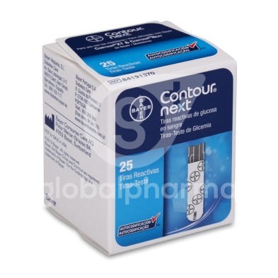 Tiras Reactivas Glucemia Contour Next 25 Unidades