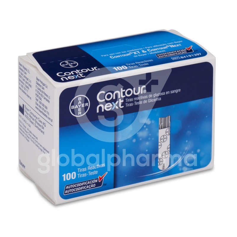 Tiras Reactivas Glucemia Contour Next 100 Unidades