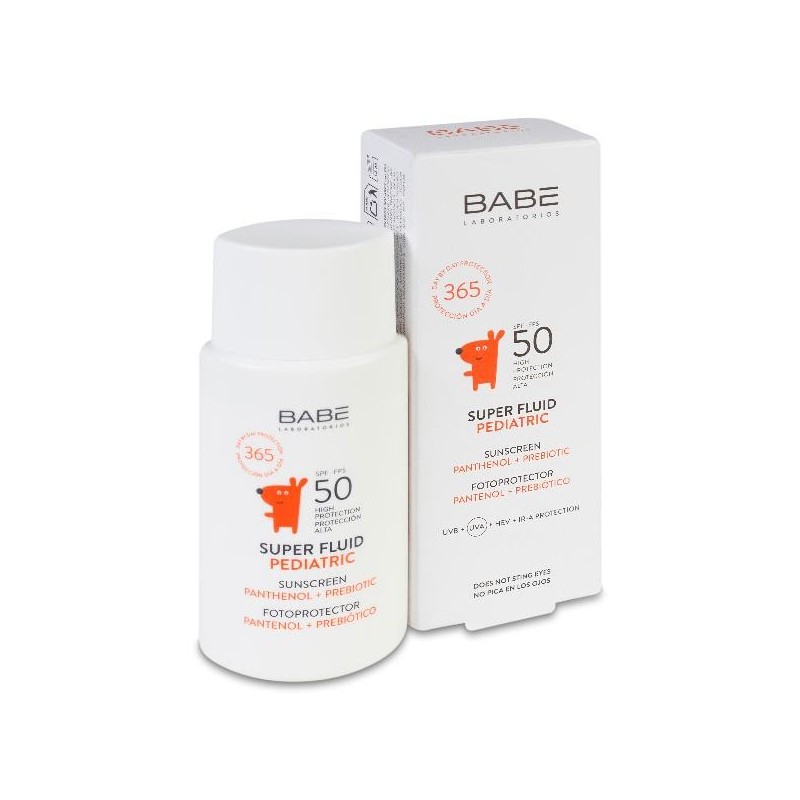 Babe Super Fluid Pediatric Fotoprotector SPF 50 1 Envase 50 ml
