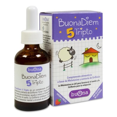 Buonadiem 5 Tripto 1 Frasco 30 ml Sabor Fresa