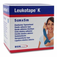 Leukotape k Vendaje Neuromuscular Tecnica Vnm 1 Unidad 5 m x 5 cm Color Azul