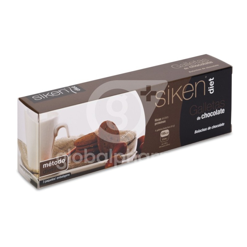 Siken Diet Galletas de Chocolate 15 Galletas