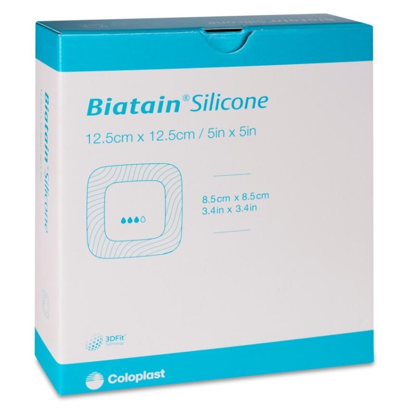 Apósito Estéril Biatain Silicone 10 Unidades 12,5 x 12,5 cm
