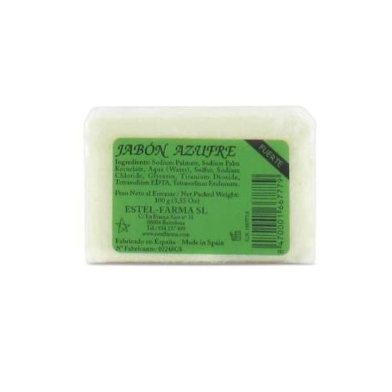 Jabón de Azufre Fuerte 10% 1 Unidad 100 g