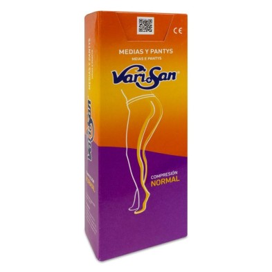 Media Larga (a-f) Comp Normal 140 Den Varisan Silicona 2 Unidades Talla 4 Color Visone