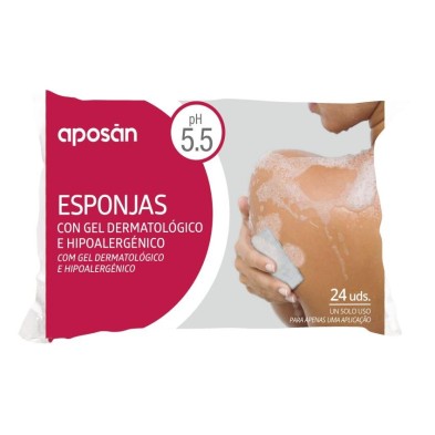 Aposan Esponja Enjabonada 24 Unidades