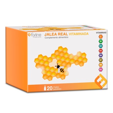 Farline Complementos Jalea Real Vitaminada 20 Viales 10 ml