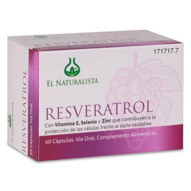 Resveratrol el Naturalista 60 Cápsulas