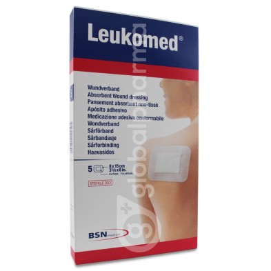 Apósito Estéril Adhesivo Leukomed 5 Unidades 15 x 8 cm