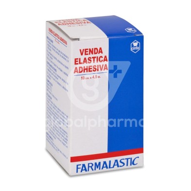 Venda Elastica Adhesiva Farmalastic 1 Unidad 4,5 m x 10 cm