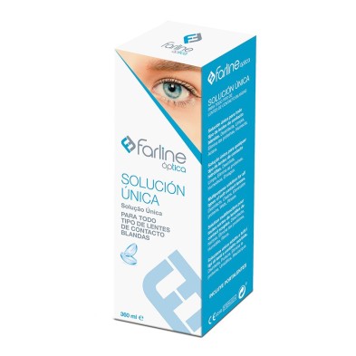 Farline Optica Solución Única Lentes de Contacto 1 Envase 360 ml