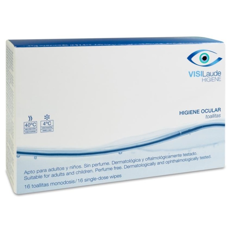 Visilaude Toallitas Higiene Ocular 16 Unidades