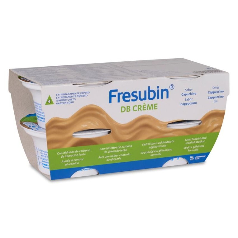 Fresubin Db Creme 4 Tarrinas 125 g Sabor Capuchino