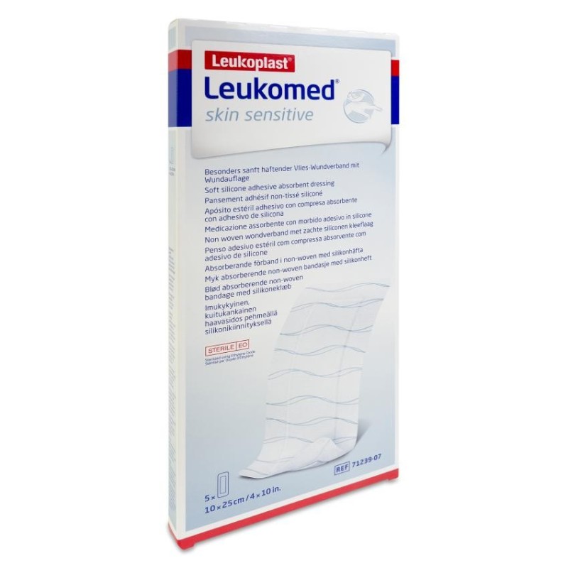 Apósito Estéril Adhesivo Leukomed Skin Sensitive 5 Unidades 25 x 10 cm