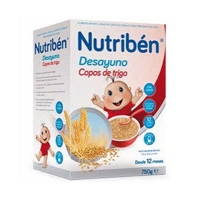 NUTRIBEN DESAYUNO COPOS DE TRIGO 750 GR