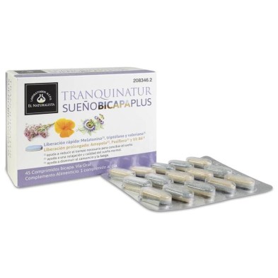 Tranquinatur Sueño Bicapa Plus el Naturalista 45 Comprimidos