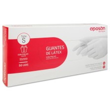 Guantes de Látex Aposan Botiquin 50 Unidades Talla S