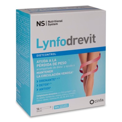 NS Dietcontrol Lynfodrevit 16 Sticks 15 ml