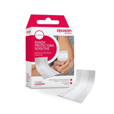 Aposan Banda Protectora Sensitive 1 Unidad 75 cm x 8 cm