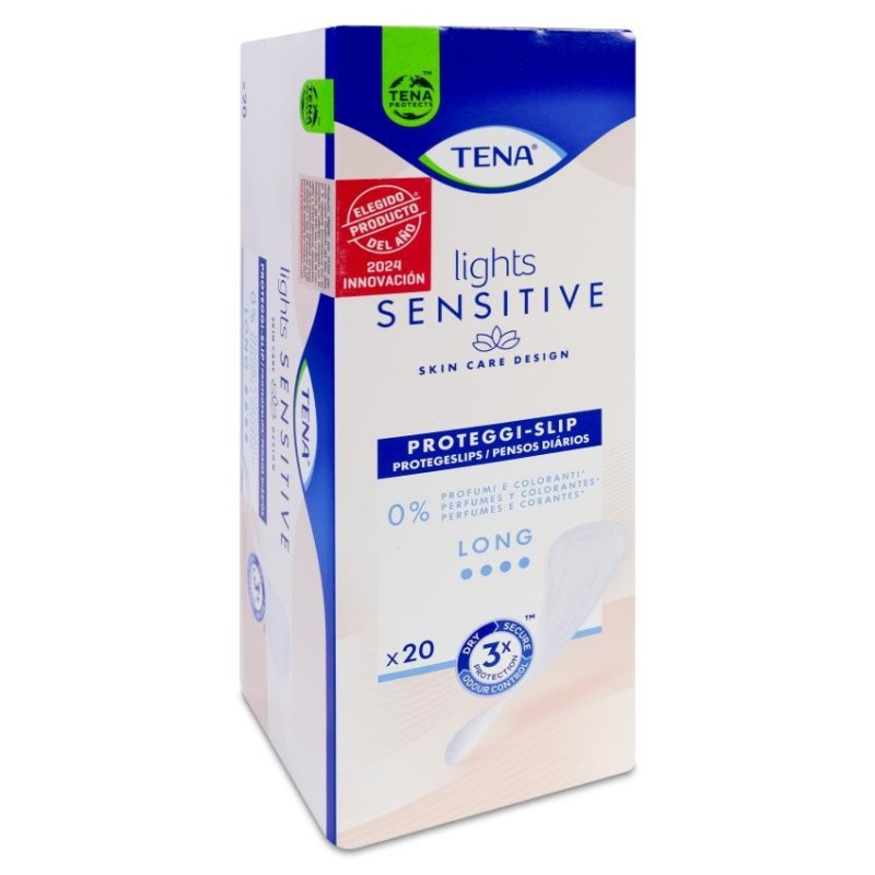Absorbente Incontinencia Orina Tena Lights Liner Long 20 Unidades