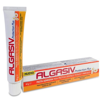 Algasiv Protection Plus Pasta Adhesiva para Prótesis Dentales 1 Tubo 40 g