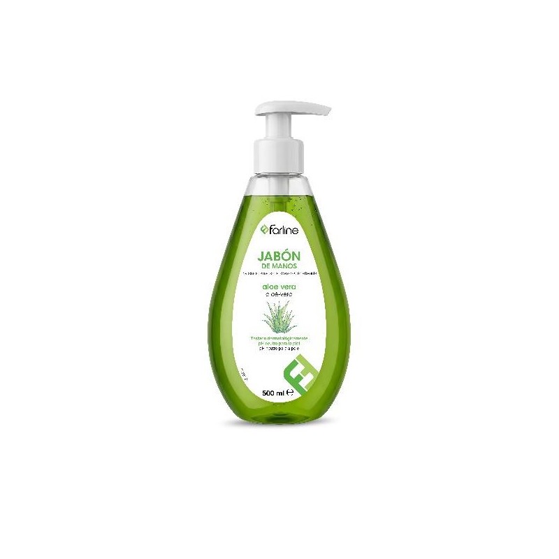Farline Jabón de Manos Aloe Vera 1 Envase 500 ml