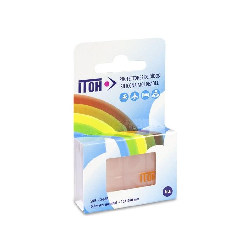 Tapones Oídos Silicona Itoh 6 Unidades