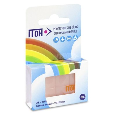 Tapones Oídos Silicona Itoh 6 Unidades