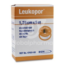 Esparadrapo Hipoalergico Leukopor Papel 1 Unidad 5 m x 1,25 cm