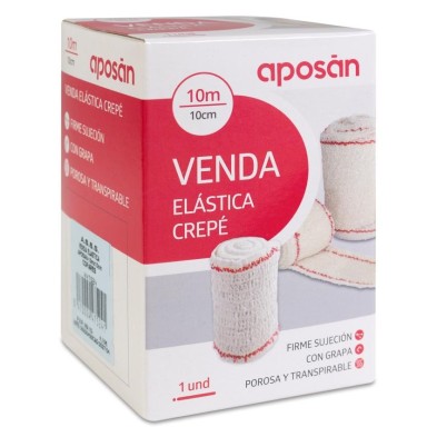 Venda Elastica Aposan 1 Unidad 10 m x 10 cm