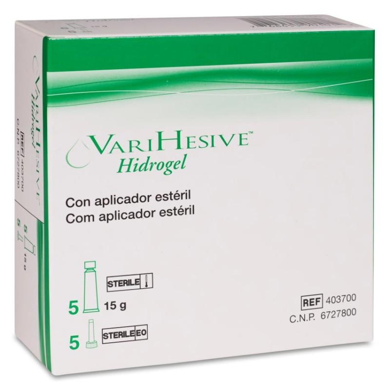 Apósito Estéril Varihesive Hidrogel 5 Unidades 15 g
