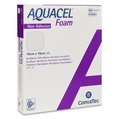 Apósito Estéril Aquacel Foam N/a 3 Unidades 15 x 15 cm