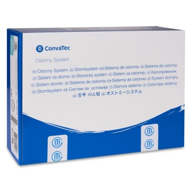 Bolsas de Colostomía de Sistema Doble con Acoplamiento Adh Esteem Synergy Cerrada Opaca 35 mm 30 Unidades