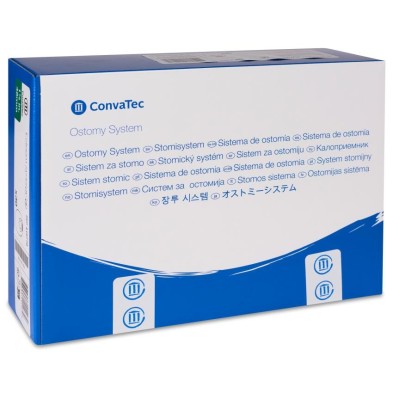 Bolsas de Colostomía de Sistema Doble con Acoplamiento Adh Esteem Synergy Cerrada Transparente 48 mm 30 Unidades