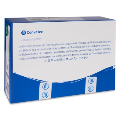 Bolsas de Colostomía de Sistema Doble con Acoplamiento Adh Esteem Synergy Cerrada Opaca 48 mm 30 Unidades