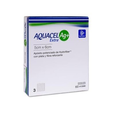 Apósito Estéril Aquacel Ag + Extra 3 Unidades 5 x 6 cm