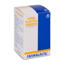Venda Elastica Cohesiva Farmalastic 1 Unidad 4,5 m x 10 cm Color Blanco