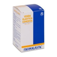 Venda Elastica Cohesiva Farmalastic 1 Unidad 4,5 m x 10 cm Color Beige