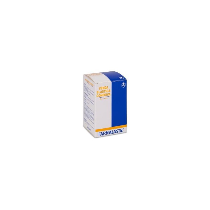 Venda Elastica Cohesiva Farmalastic 1 Unidad 4,5 m x 10 cm Color Beige