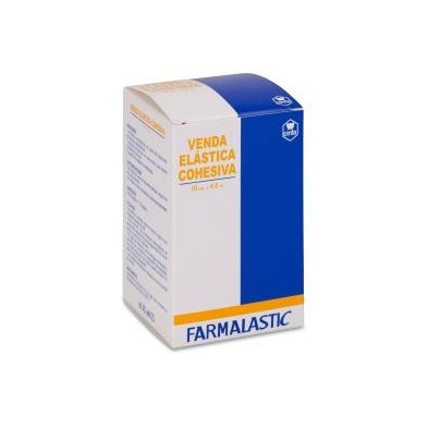 Venda Elastica Cohesiva Farmalastic 1 Unidad 4,5 m x 10 cm Color Beige