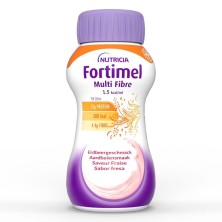 Fortimel Multi Fibre 1.5 Kcal 24 Botellas 200 ml Sabor Fresa