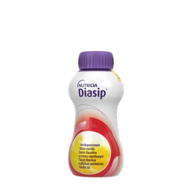 Diasip 24 Botellas 200 ml Sabor Vainilla